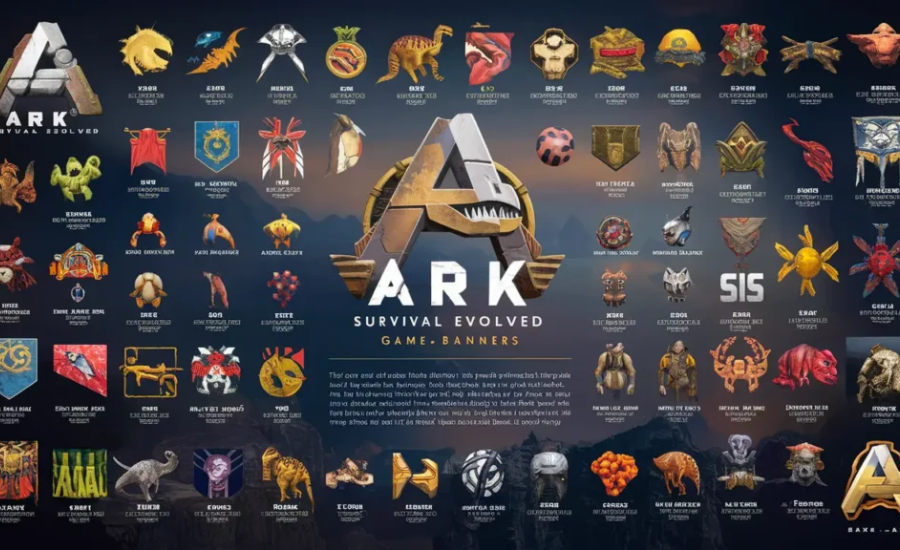 ARK: Survival Evolved (2017) game icons banners